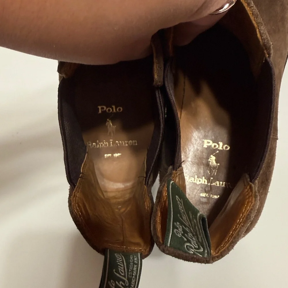 Ralph Lauren - Bryson - Brown Suede Chelsea Boot - Size 10